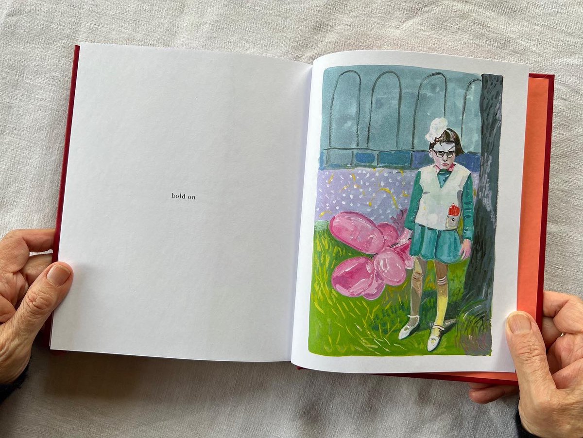MairaKalman's tweet photo. Out today! I am very happy to share my new book, WOMEN HOLDING THINGS. A love song to women. And at times everyone. (As exhausted as we are from holding everything.) Hold on. -MK https://t.co/ukND4XeGpB