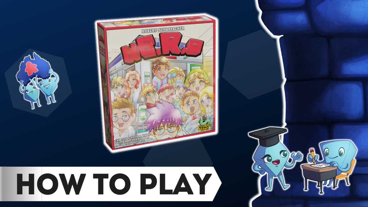 MeepleU's tweet photo. Wanna be a #HERO?😜😍 HE.R.O is a competitive game, where you treat patients at hospital, while upgrading your skill and taking some naps at times😜 
https://t.co/Z0CrKRCntQ
@EelyRiverGames  #TheDiceTowerHowToPlay @thedicetower https://t.co/xlcrlmKE64