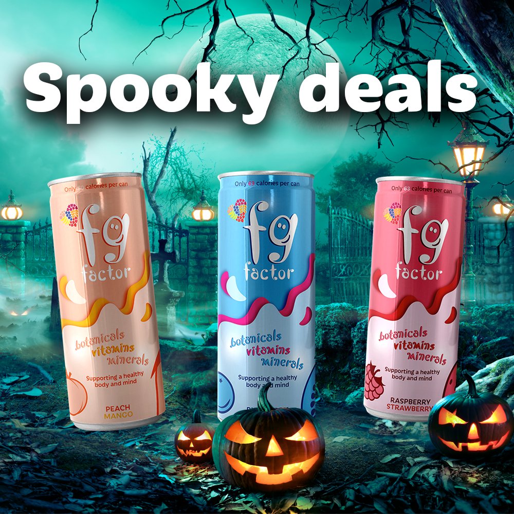 Get your mind and body ready for Halloween. Head over to shop.fgfactor.co.uk for some spooky deals...