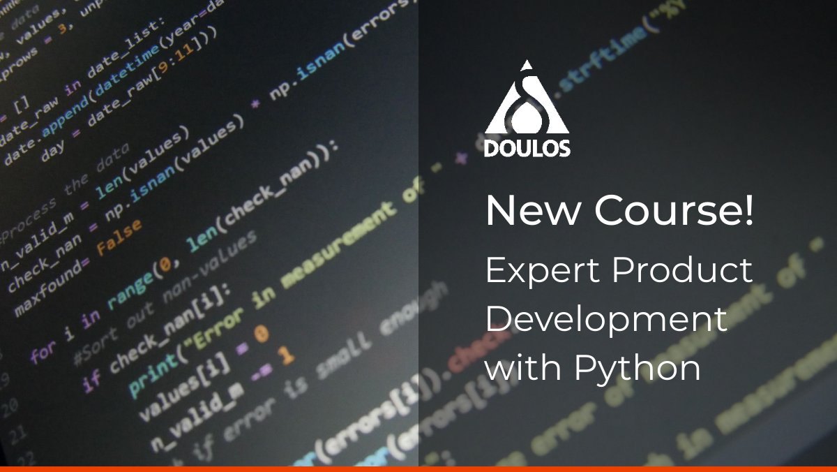 Doulos is excited to announce a new course! 

Expert Product Development with Python 
This course offers a blueprint to build “future-proof” software #python products, regardless of whether you're starting afresh or from an existing code base. doulos.com/training/scrip…