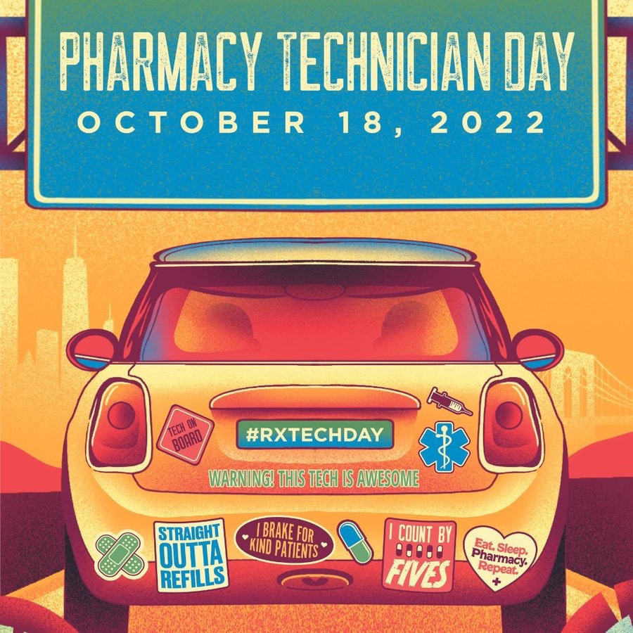 It's Pharmacy Technician Day! We know that Pharmacy Technicians are skilled, knowledge and hugely dedicated professionals. They are valued colleagues who play a vital role in the pharmacy teams in Wales. Diolch o galon! ❤️ #RXTECHDAY