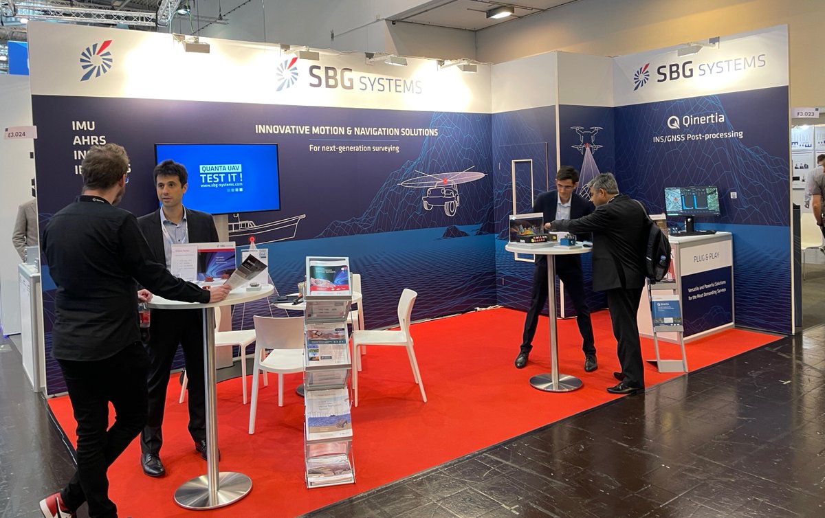 🤝 It's day 1 at <a href="/InsideIntergeo/">INTERGEO</a>! Meet us on stand E3.024 - Hall 3 to discover our latest IMU, AHRS, INS, INS/GNSS, ideal for your survey application.
🎤 Also don't miss our presentation on Qinertia PPK software in few minutes, stage 2/hall 2, from 15:40-16:00.
#Intergeo #survey