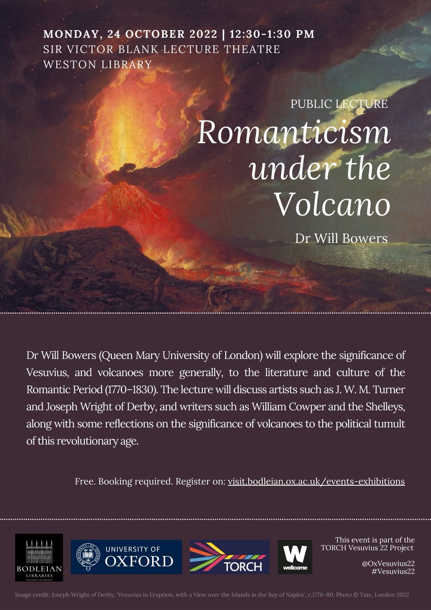 The @TORCHOxford @EnvHumsOxford events on @OxVesuvius22 look fantastic. With @davidmpyle @_ElisaCozzi and many others. A great example of interdisciplinary collaboration in the environmental humanities! Coming up this Friday: torch.ox.ac.uk/event/vesuvius…