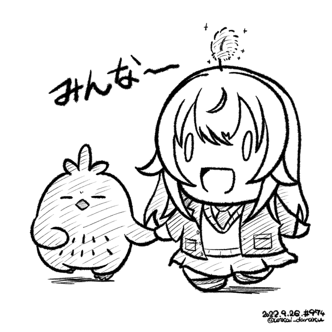 モフィ描くの好き。
#L_witch 