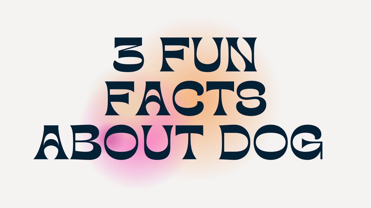ai_mumei's tweet photo. Some fun facts about dogs that some may not know https://t.co/7R104MVV1n