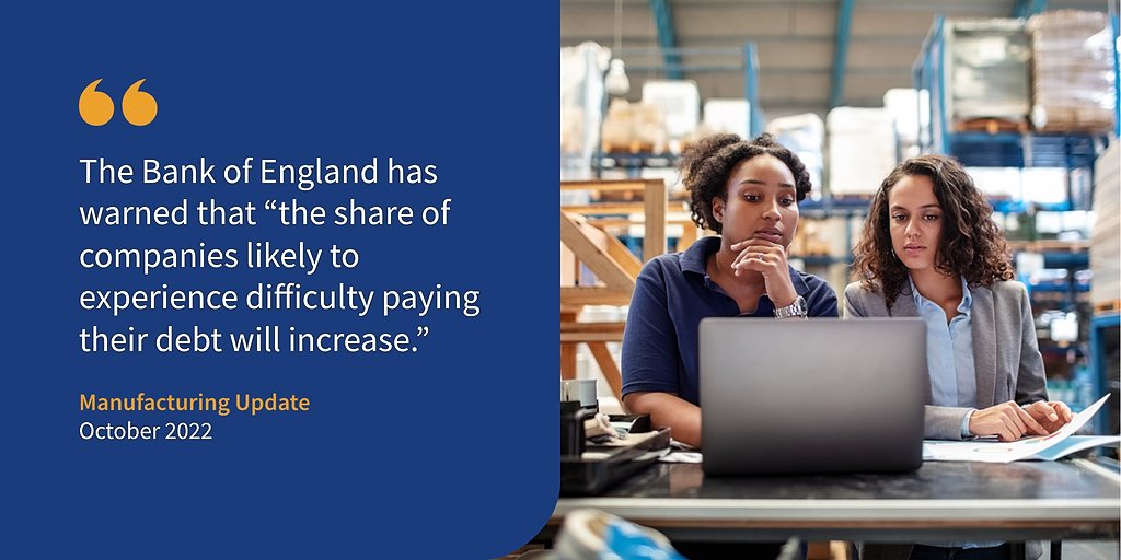 As 2022 concludes, companies across the country continue to struggle with the rising cost of doing #Business. Risk management is key when businesses are faced with unexpected problems. Get our advice, and more, in this month’s #Manufacturing update: bit.ly/3eLeN1T