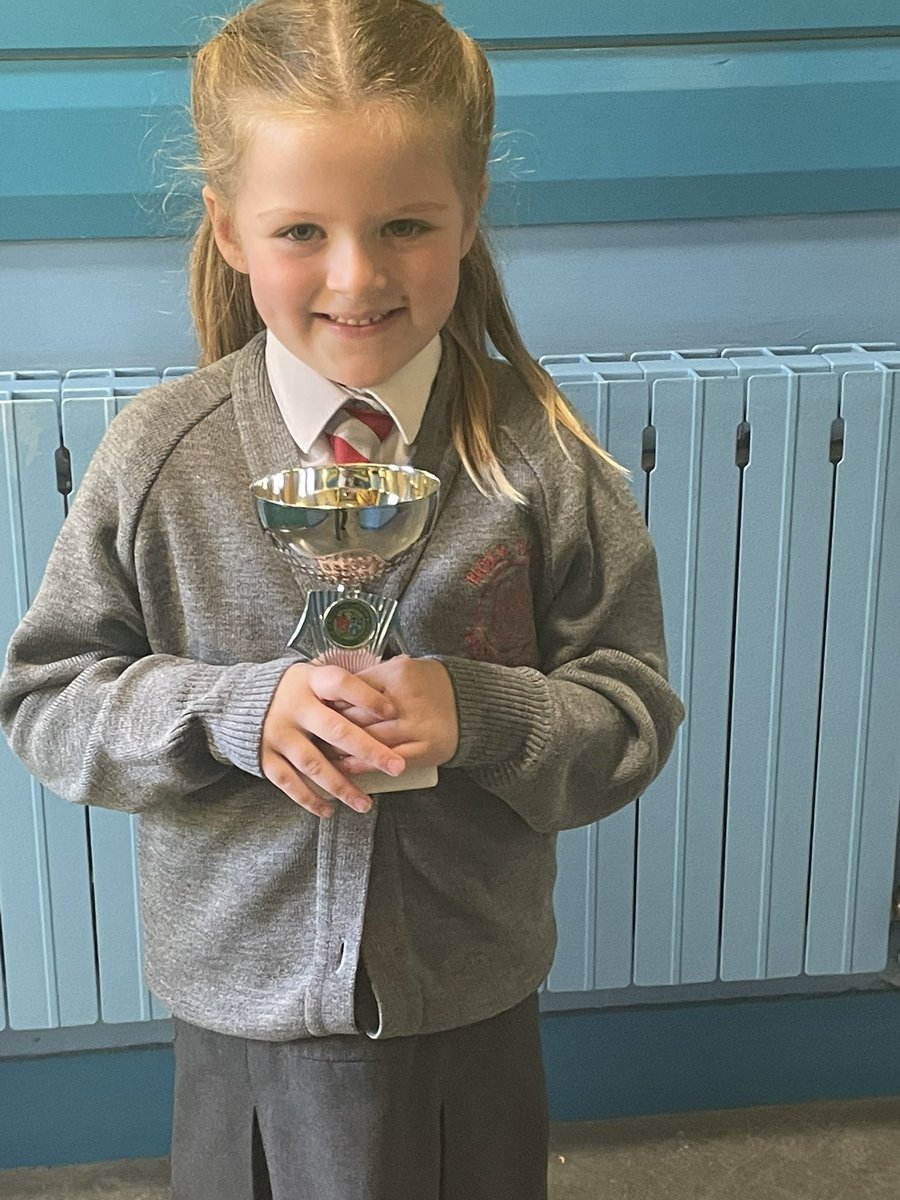 principalhfps's tweet photo. Congratulations to this P2 star on her success at the Foyle Speech &amp; Drama Feis. 👏👏👏 https://t.co/SYqoAhVOLw