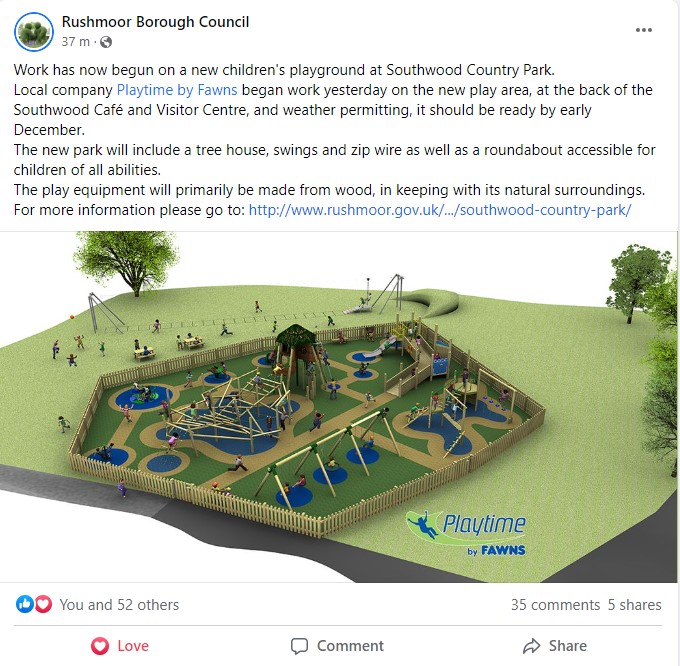 PlaytimeByFawns's tweet photo. We are very excited and proud to be undertaking this project with Rushmoor Borough Council 😍

Make sure you stay tuned, to see how the projeect progresses! 👀 #Playground https://t.co/T2hxG2ijDo