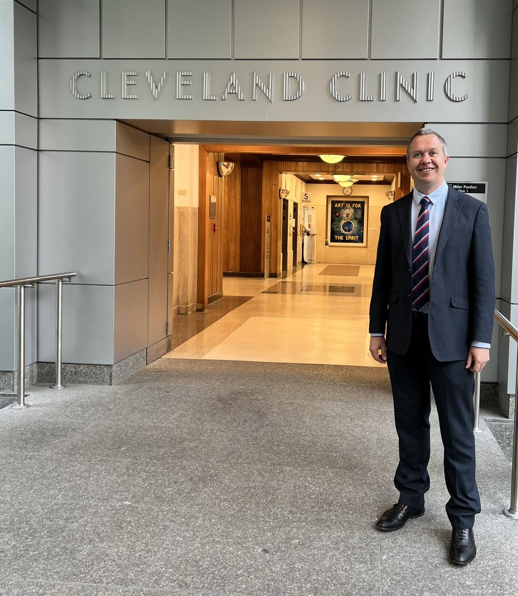 Honoured to be invited to speak @ClevelandClinic Grand Rounds to discuss the potential of using #DigitalHealth technology to help manage rising global chronic disease & improve #patientcare 💻🩺 #HomeHealth @scienceirel @HIVE_LAB @WHO 🌍