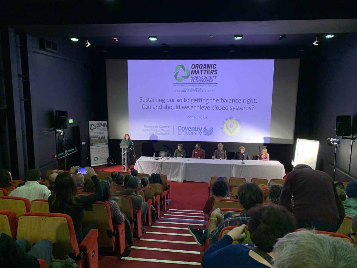 Organic Growers Alliance (@ogagrowers) on Twitter photo Soils - getting the balance right. Session starting <a href="/OrgPLUSresearch/">Organic-PLUS 🌍+</a> <a href="/CoventryCAWR/">CAWR Coventry</a> #OrganicMatters22 Soils - getting the balance right. Session starting <a href="/OrgPLUSresearch/">Organic-PLUS 🌍+</a> <a href="/CoventryCAWR/">CAWR Coventry</a> #OrganicMatters22