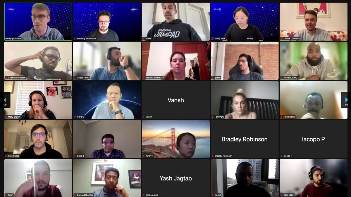 encodeclub's tweet photo. 👏 What 👏 a 👏 kickoff!👏

Get a taste of the incredible atmosphere from yesterday's @EthereumDenver Bootcamp launch.

This bunch is just a part of our full @solidity_lang  bootcamp cohort who will become full-fledged (and certified!) #BUIDLers in just 8 weeks! 🚀 https://t.co/bwfg6zeiAA