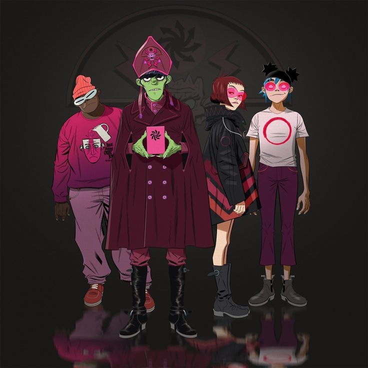 Rautatouille's tweet image. GORILLAZ FACTS 2#!!!!: Siim cada personagem de Gorillaz tem diversos dubladores!!! EU SOU O NOODLE E AQUI SEGUE A THREAD DOS DUBLADORES ANTIGOS E ATUAIS DA BANDA GORILLAZ!! 👇👇