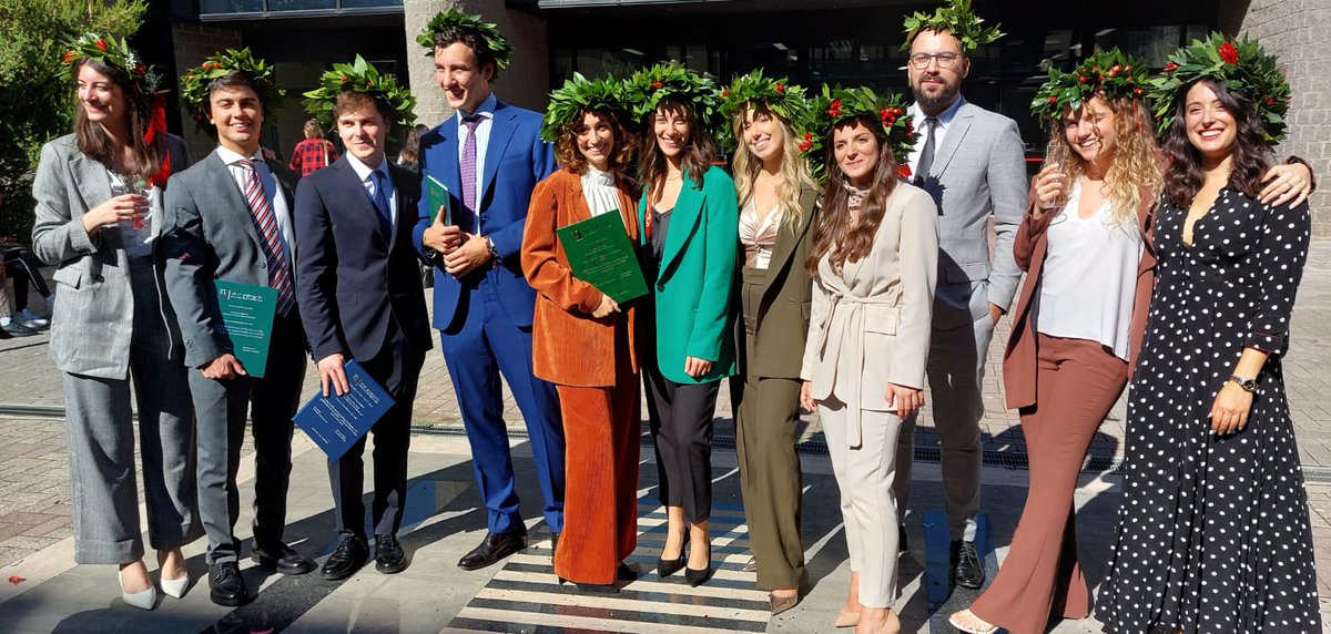MscEEBL's tweet photo. Cheers to the #EEBL Graduates of October 2022! #Congratulations to all of you! We wish you all the best for your professional #career 🥂🎓👔 @EconTorVergata @unitorvergata @carciccar https://t.co/UCg5hyKype