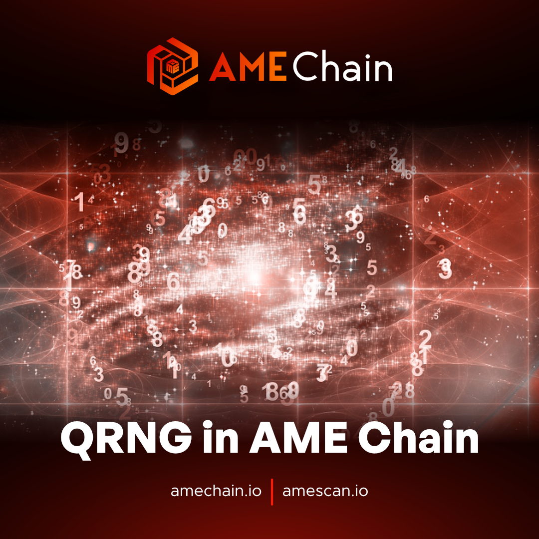 Amechainquantum's tweet photo. AME Chain uses non-deterministic random number generators that rely on the quantum state of matter for generation of truly random numbers.  By fact, quantum physics is fundamentally random in nature and is confirmed by theory and experimental research.
#security #blockchain https://t.co/LedN01QPNH