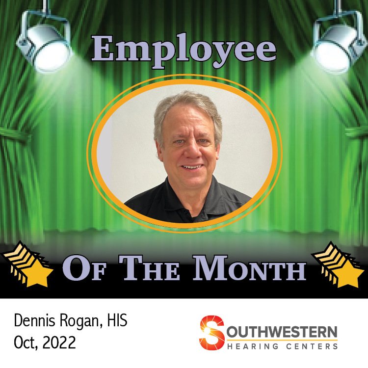 HearMidwest's tweet photo. Congrats to our latest Employee of the Month- Dennis Rogan!!!!  Dennis is our Hearing Specialist for our Waterloo, IL and Alton, IL locations.  We thank you for all you do for our patients and for Southwestern Hearing Centers. https://t.co/NXSYE9azxn