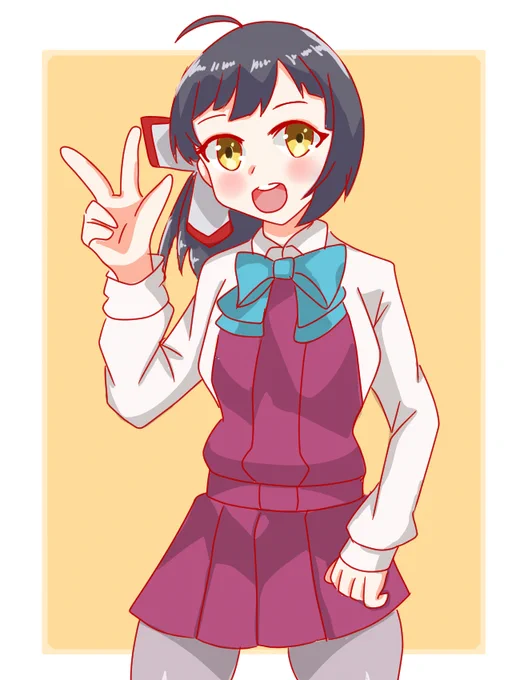 「もち!!!」#艦これ版深夜の真剣お絵描き60分一本勝負#艦これ版真剣お絵描き60分一本勝負_20221018#艦これ #藤波 