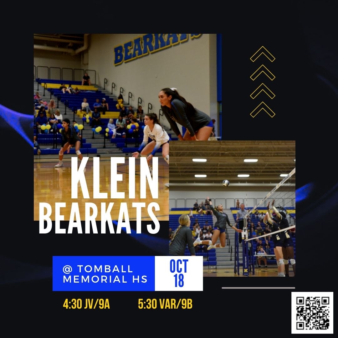 KleinVolleyball's tweet photo. On the road again tonight!!!! See you at TMHS! #roadwarriors #stepuptothechallenge https://t.co/J7yDRMxcpU