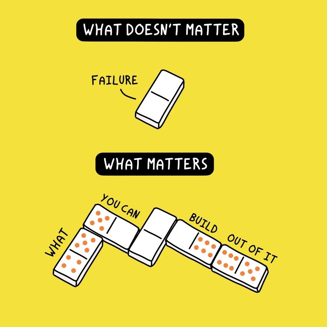 Success is built from failure.
#mindfulness 

Image: Instagram