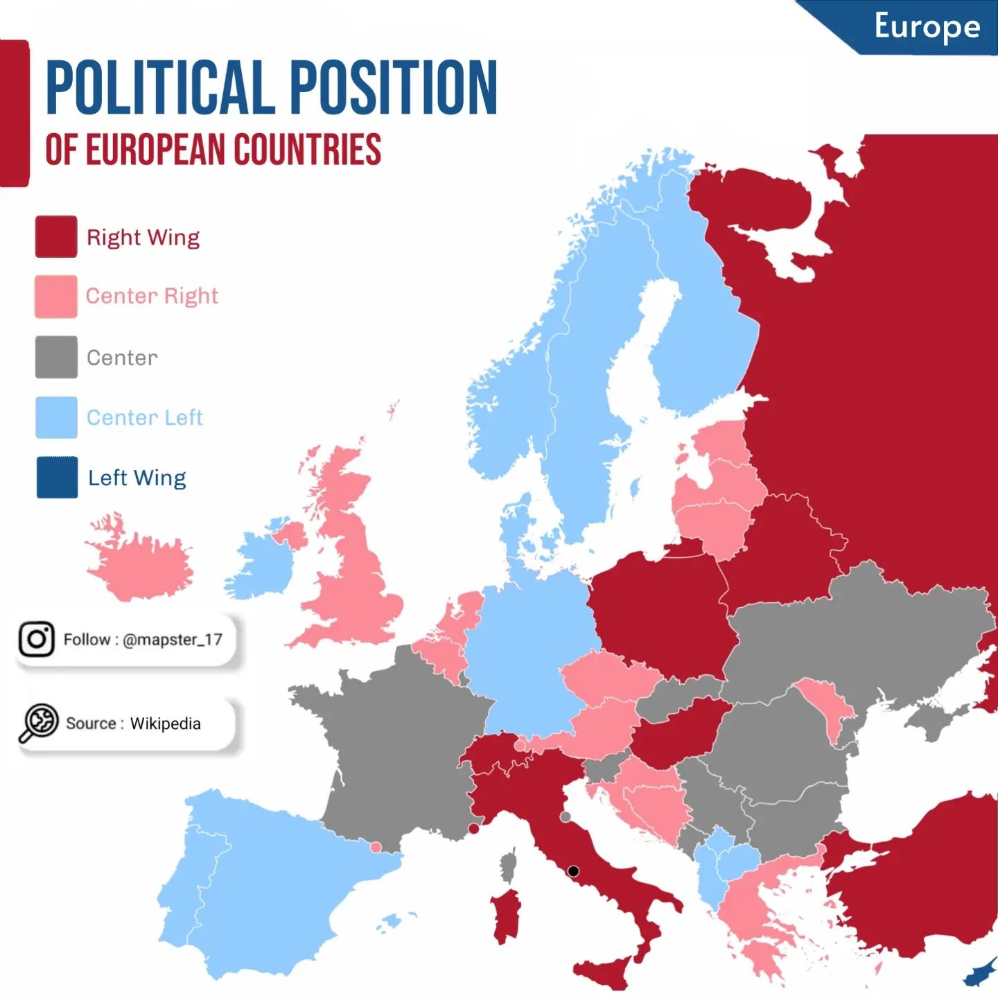 europe political map 2022