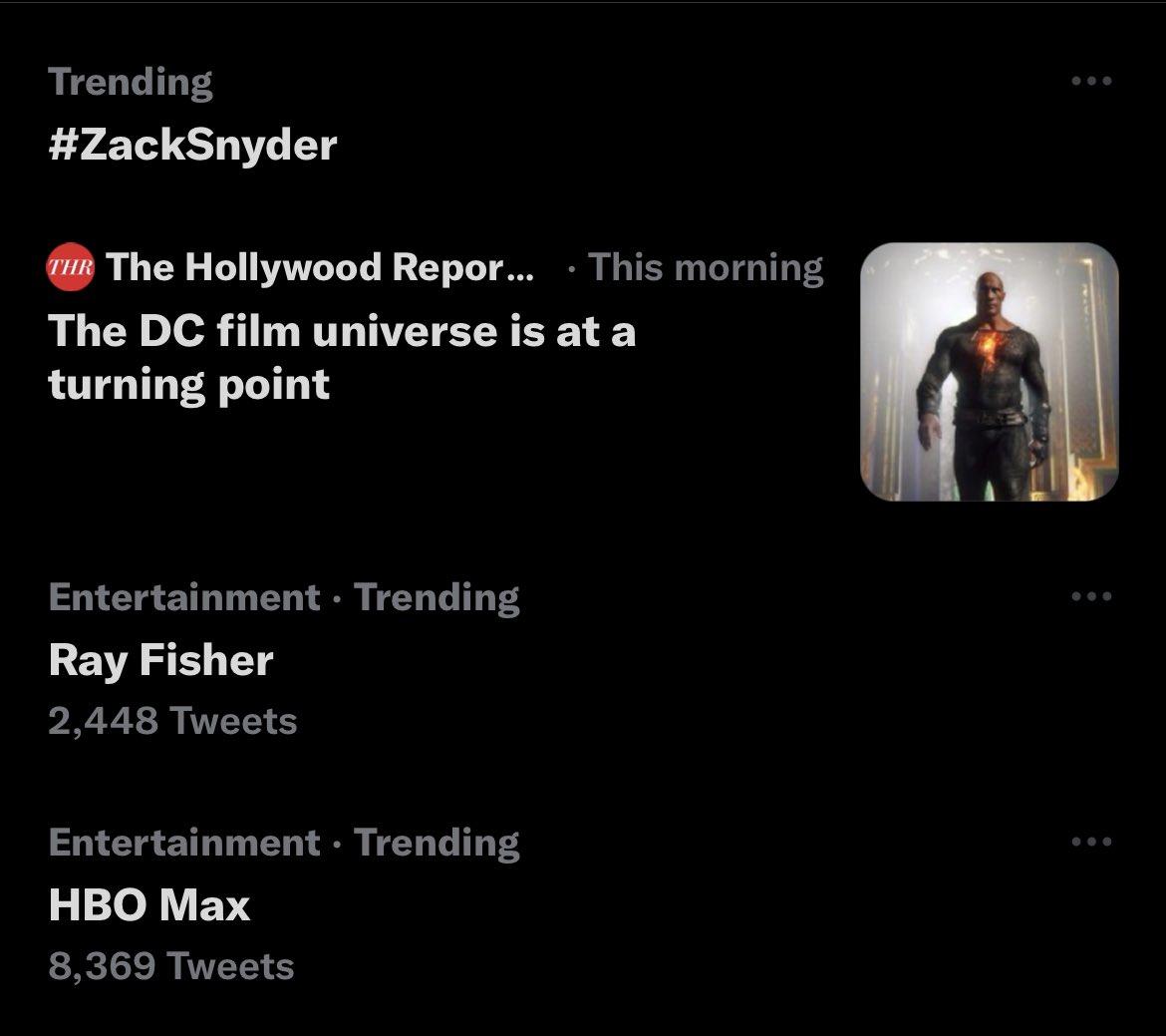 AtPetition's tweet photo. Fucking BOOM! Twitter is getting Zack-tivated! @ZackSnyder #RestoreTheSnyderVerse𓃵 #DiscoveryBringBackZack https://t.co/YgqjSsYVUe