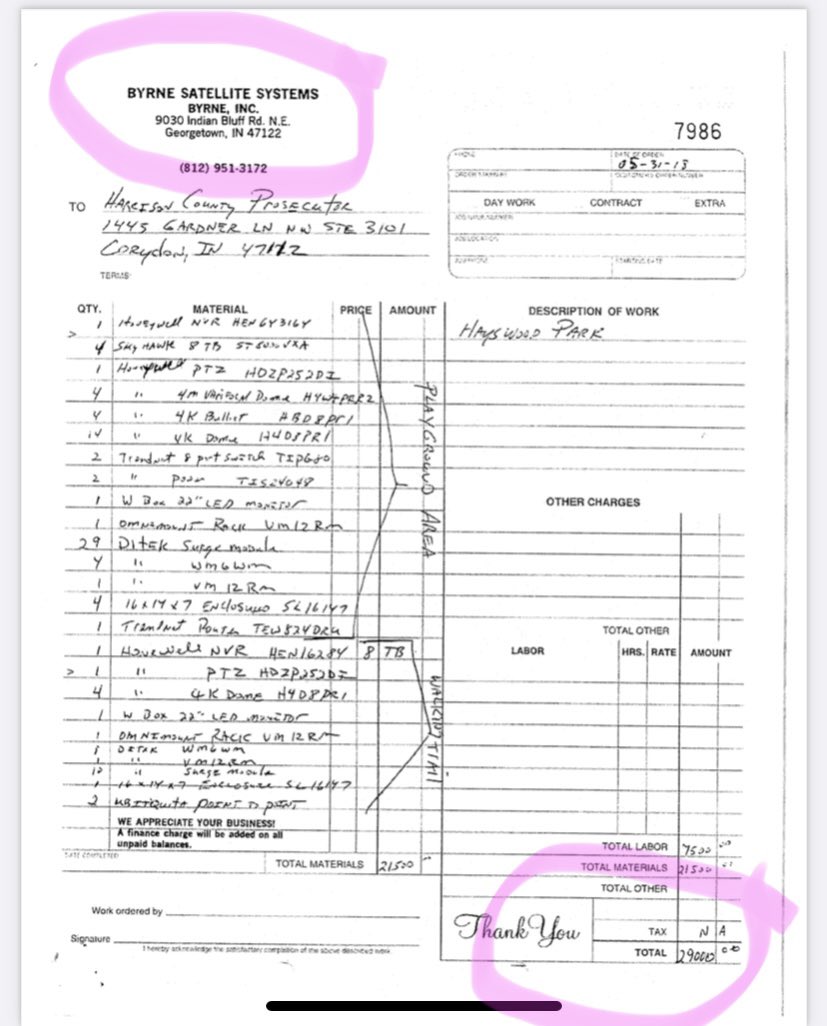 forteforSoIN's tweet photo. My opponent says he “opposed unnecessary spending” while he was on the Harrison County Council.  I guess he thought the $33,322 he agreed to pay his satellite business, Byrne Satellite, while on the county council was necessary.🤔🤔🤔
🗳Vote for FORTE November 8th https://t.co/uwIZWgzaV2