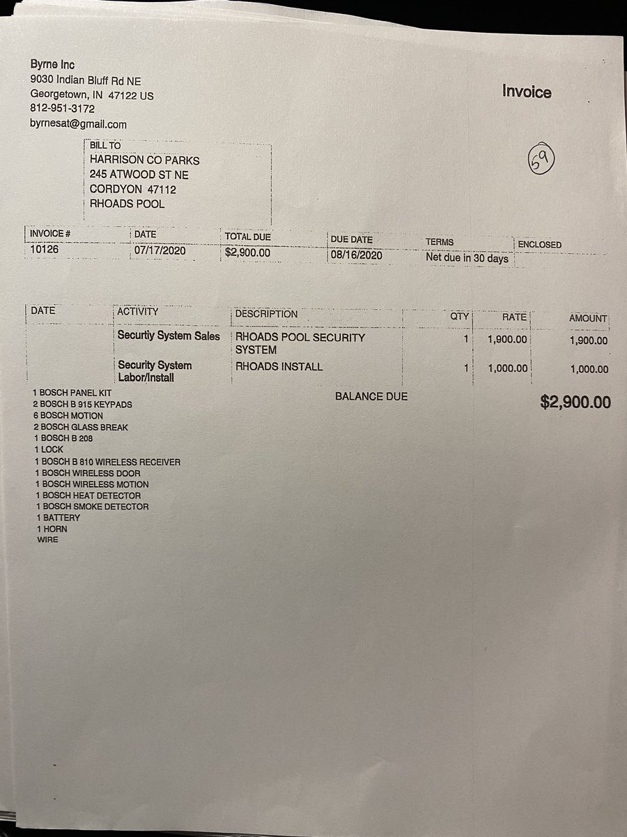 forteforSoIN's tweet photo. My opponent says he “opposed unnecessary spending” while he was on the Harrison County Council.  I guess he thought the $33,322 he agreed to pay his satellite business, Byrne Satellite, while on the county council was necessary.🤔🤔🤔
🗳Vote for FORTE November 8th https://t.co/uwIZWgzaV2