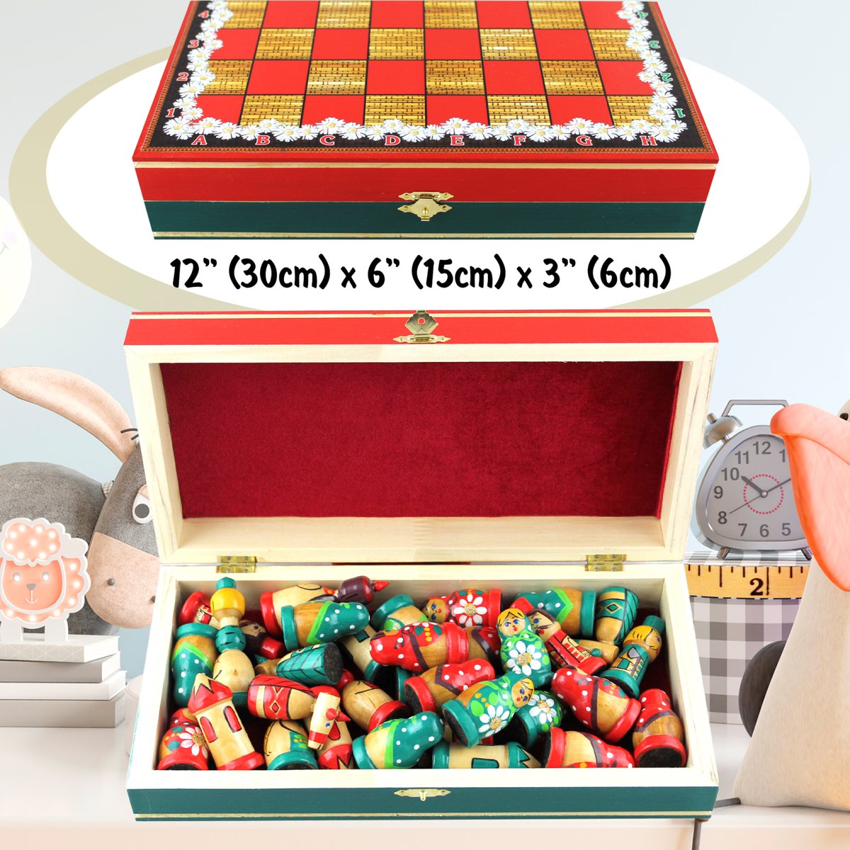 AEVVVHOME's tweet photo. Chess Set Board Game Russian Dolls Set - Matryoshka Nesting Doll Chess Pieces Wood Decor
🛒
on Amazon: https://t.co/8el4b4gt5U
on our website: https://t.co/Ah8bw7EuTT https://t.co/cnvyAb03x8