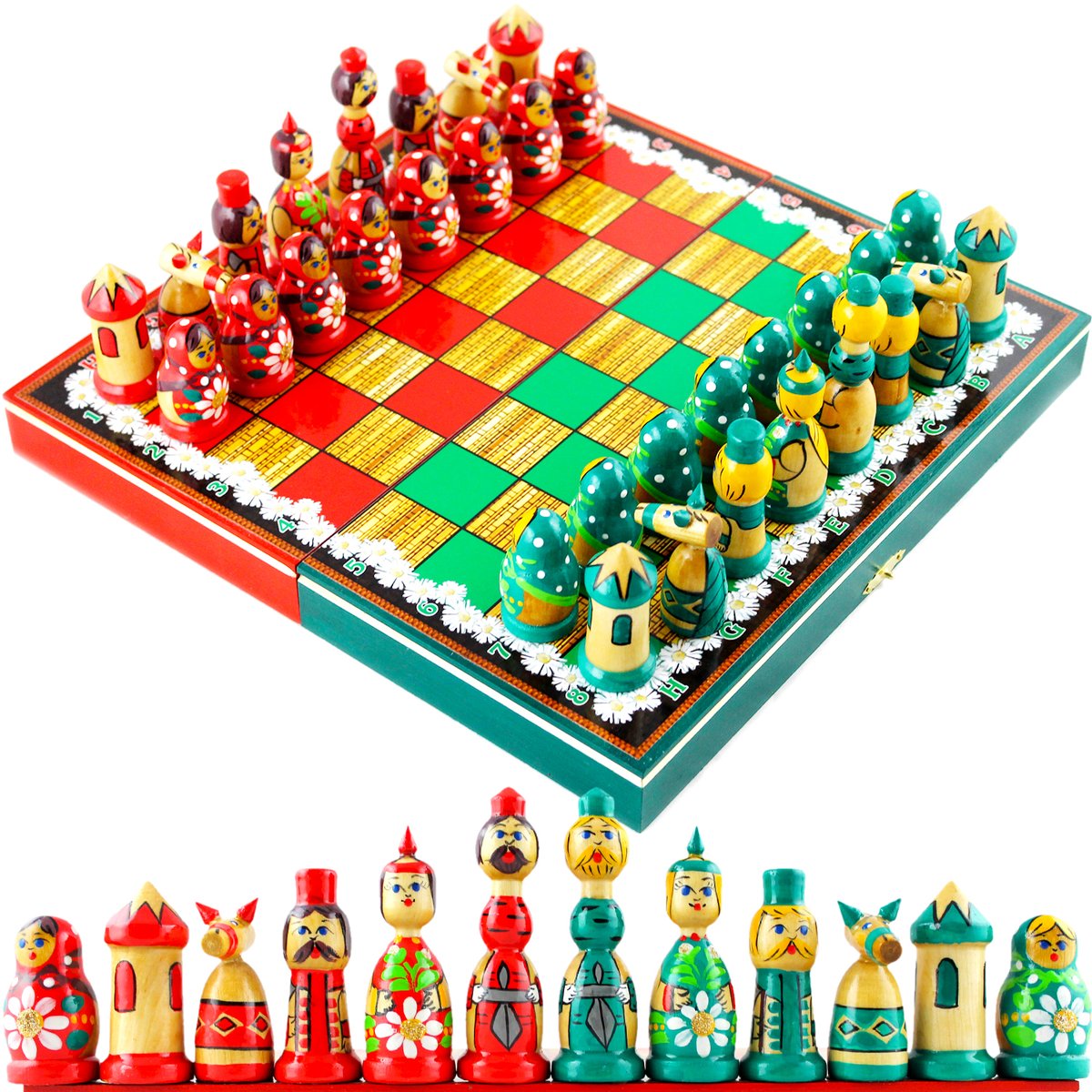 AEVVVHOME's tweet photo. Chess Set Board Game Russian Dolls Set - Matryoshka Nesting Doll Chess Pieces Wood Decor
🛒
on Amazon: https://t.co/8el4b4gt5U
on our website: https://t.co/Ah8bw7EuTT https://t.co/cnvyAb03x8