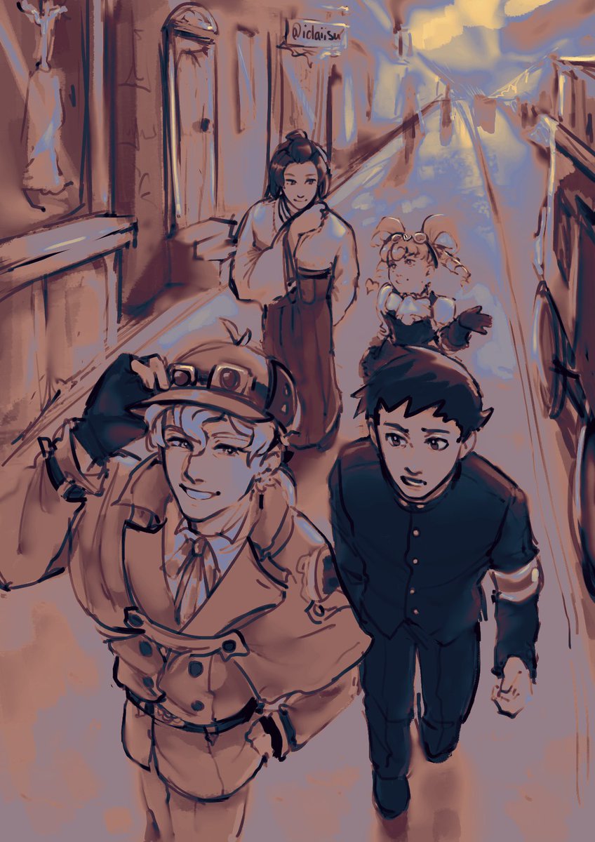 idaiisu's tweet photo. Perspective struggles #thegreataceattorney https://t.co/cNV3N52rk1