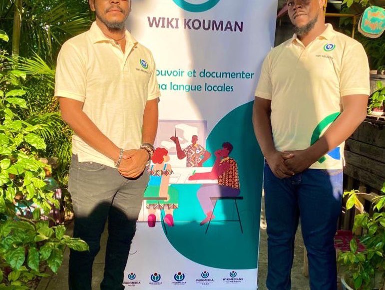 HandgodAbraham's tweet photo. 1er Oktòb 2022
Atelye @WikiKouman
Yon seyans fòmasyon ak kontribisyon sou @Wiktionnaire
Nan okazyon premye jounen “Mwa Wiki Kreyolo 2022”
Atelye sa te reyalize nan L'Atelier Kolibri
#mwawikikreyolo #wikimediahaiti #wikipedya #Wikimediafoundation https://t.co/erAs1Lxgs7