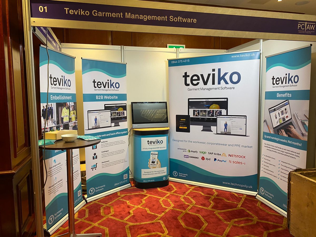 Come and meet Oliver and Steve at the <a href="/thepciaw/">PCIAW®</a> show. We are excited to showcase the latest features in teviko and look forward to meeting you there.

#stockandsales #erpsoftware #software #pciaw #ppe #garmentmanagement #technopoly