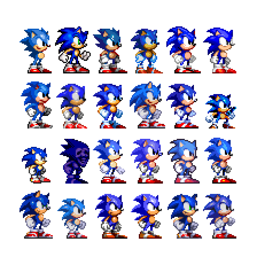 Transparent Sprite Sonic Advance - Sonic Advance Sonic Sprite, HD