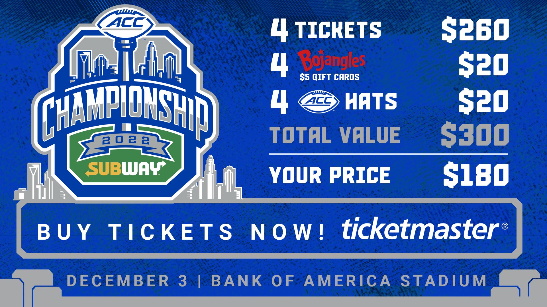 Buy ACC Football Championship Game Tickets