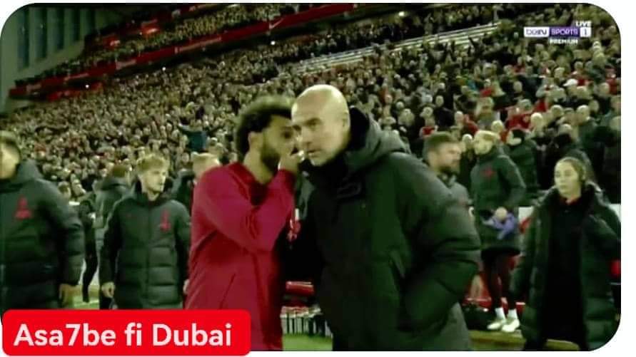 1621988's tweet photo. صلاح : اتا ايتي ايتي مونتو
بيب : إيه !؟؟
صلاح  : انتش واجري 🙂😁
#ليفربول_مانشسترسيتي https://t.co/aPWQE7ZvFy