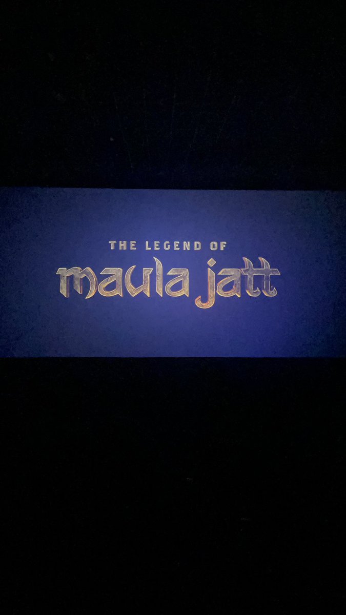 Third time in 5 days! I am legit obsessed! 
<a href="/blashari/">Bilal Lashari</a> <a href="/AmmaraHikmat/">Ammara Hikmat</a> at this rate I will happily accept my Super Fan award soon! Because I still can’t seem to get enough! Once in Sharjah, twice in Dubai, maybe I’ll go grace an AD cinema too 😍

#TheLegendofMaulaJatt