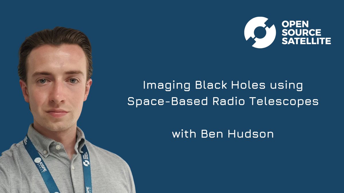SatelliteOpen's tweet photo. Only 2 days until our October hangout ๐ฐ
@KISPE_LTD Systems Engineer, Ben Hudson, will be discussing using #spacebased radio telescopes for imaging black holes ๐ณ
DON'T MISS OUT!
Oct 20th, 16:30 on Zoom ๐ https://t.co/Bqxe8qbRfP
#OpenSource #OpenSourceCommunity #Satellite https://t.co/OpQIuoSd4y