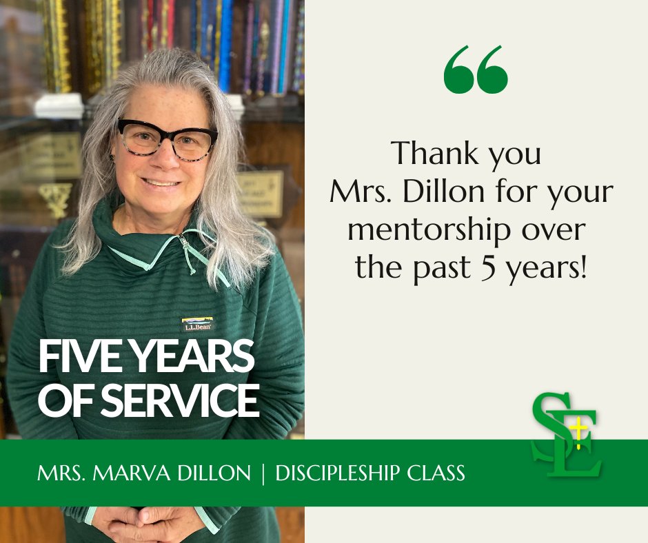 SEGaels's tweet photo. Five Years of Service Recognition: Mrs. Marva Dillon!
.
.
.
#tenure #fiveyearsofservice #stedmondcatholicschool #discipleshipteacher https://t.co/CQ8daBPFzZ