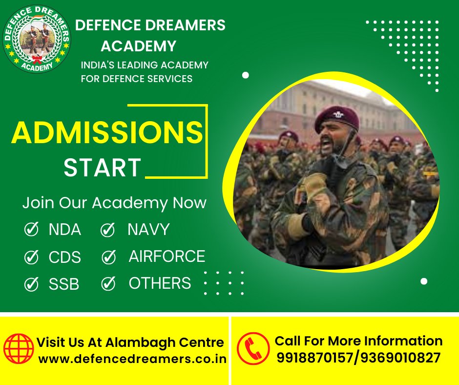 defencedreamers's tweet photo. “All of us do not have equal talent. But, all of us have an equal opportunity to develop our talents.” – Join Defence Dreamers to develop your talents.
#DefenceDreamers #Defence #Coaching #DefenceDreamersAcademy #DDA #ServeTheNation #ARMY #AIRFORCE #NAVY #AdmissionsOpen https://t.co/zjIYI6QWXm