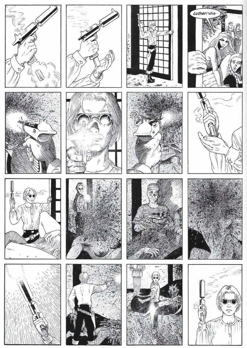 Tim Hayes <a href="/pistolerosa/">Tim Hayes</a> reviews The Legend of Luther Arkwright, the all-new third book in writer/artist Bryan Talbot’s SF series, a landmark in UK graphic novels with origins in the underground press. tcj.com/reviews/the-le…