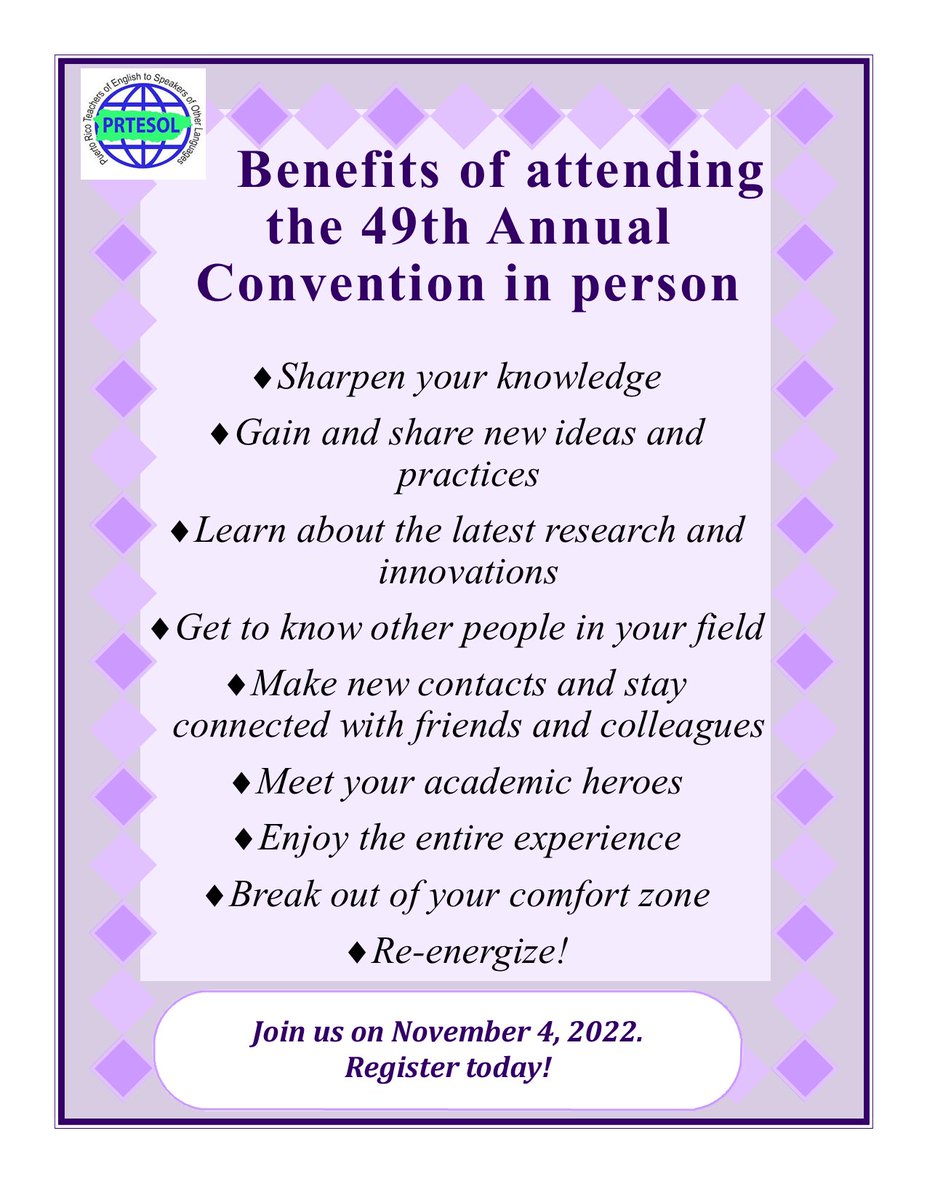 Puerto Rico TESOL tweet media