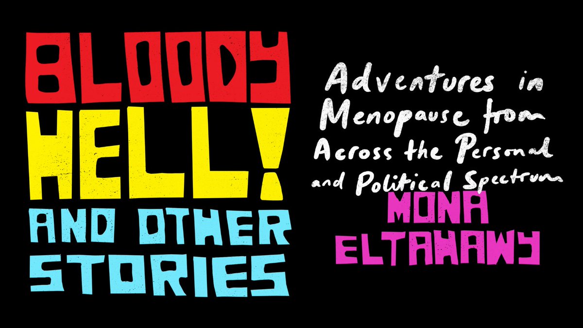It happens to around half of the population, but it's still not considered appropriate for polite conversation. Sod that, says @monaeltahawy, and we couldn't agree more. #BloodyHell is a menopause anthology. Read all about it: bit.ly/3Hx6MGI #WorldMenopauseDay