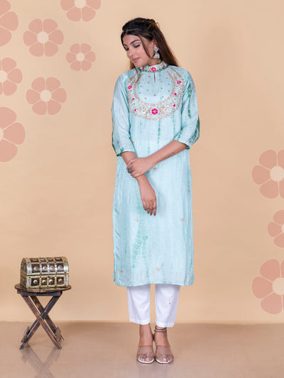 JaipurSaga's tweet image. PURE SILK SHIBORI TIE &amp;amp; DYE STRAIGHT KURTA WITH ZARDOZI &amp;amp; GOTA WORK

#silksuit #straightkurta #gotawork #zardozi #salwarsuit #fashion #suits #shiborisuit 

Visit: jaipursaga.com/collections/st…