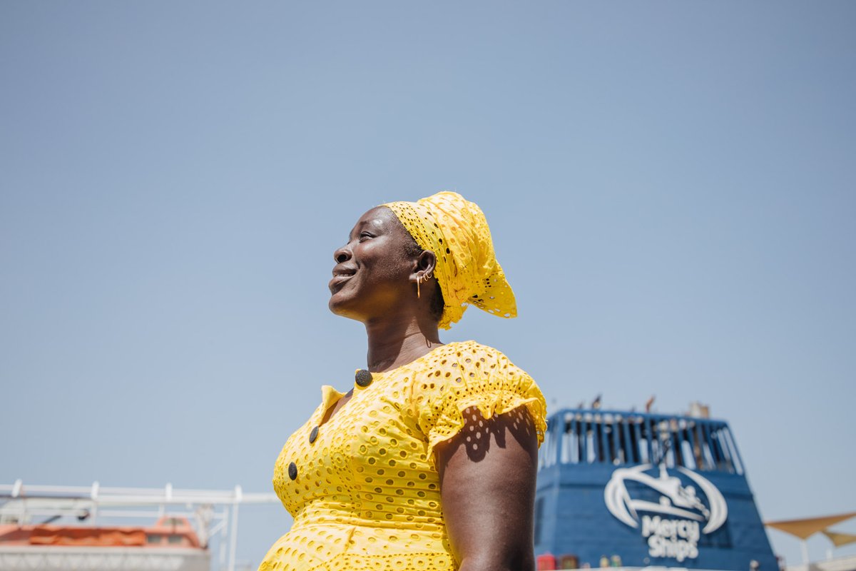 Twenty years ago, a prolonged labor led to the loss of Astou’s first child. She developed obstetric fistula, a childbirth injury that left her leaking urine for over two decades. Keep an eye out for more of Astou's inspiring story of healing! #GlobalSurgery #MercyShips