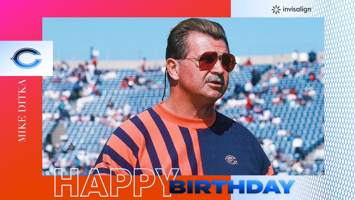 ChicagoBears's tweet photo. Happy birthday to Da Coach! 🐻⬇️ https://t.co/ZpuROagmFm