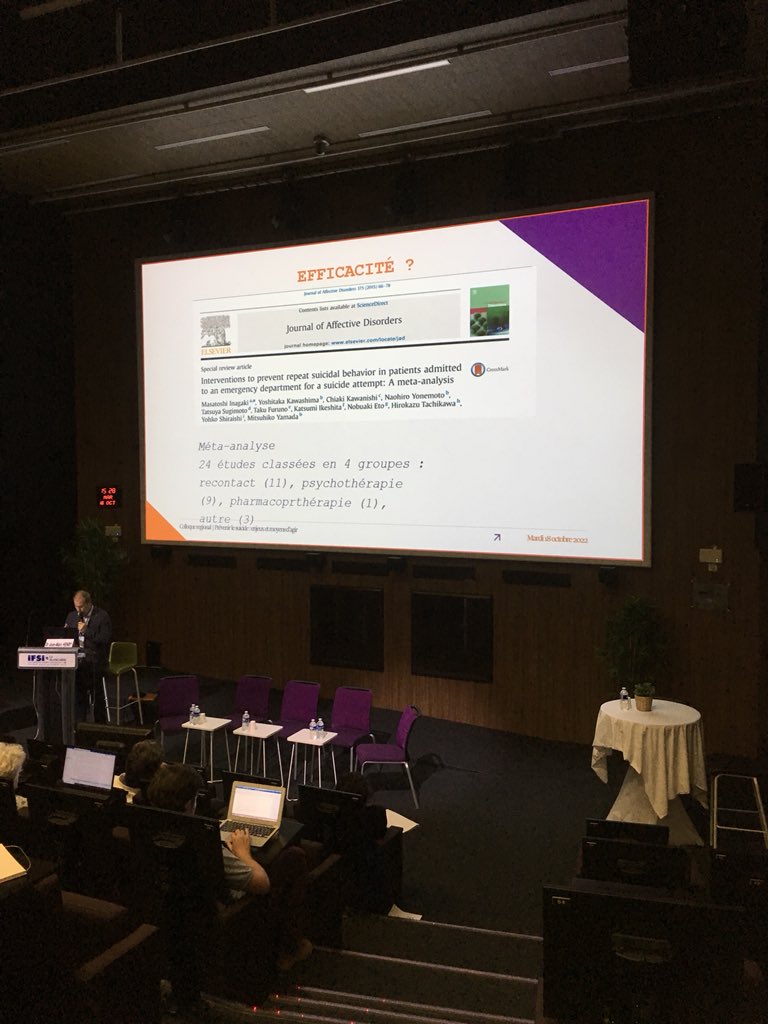 CRES_PACA's tweet photo. Colloque Prévenir le suicide - Metaanalyse sur l’efficacité du recontact
#collepse #préventionsuicide https://t.co/BY4mefutEs