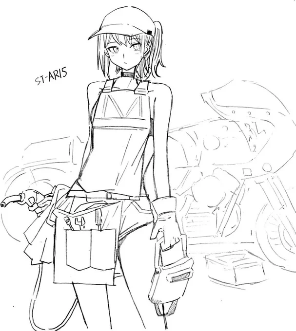 AR15のこの衣装好きなので描きました。
#少女前線  #ドルフロ 