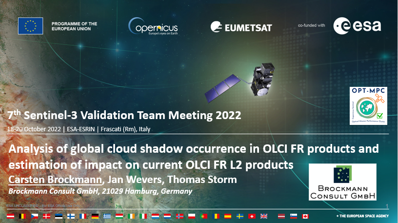 BrockmannCon's tweet photo. 🔵📢Follow us today at the 7th #S3VT team meeting at @ESA_EO #ESRIN or online with multiple contributions:
#Sentinel3 #validation #atmosphere https://t.co/NFiMO8M1Eu