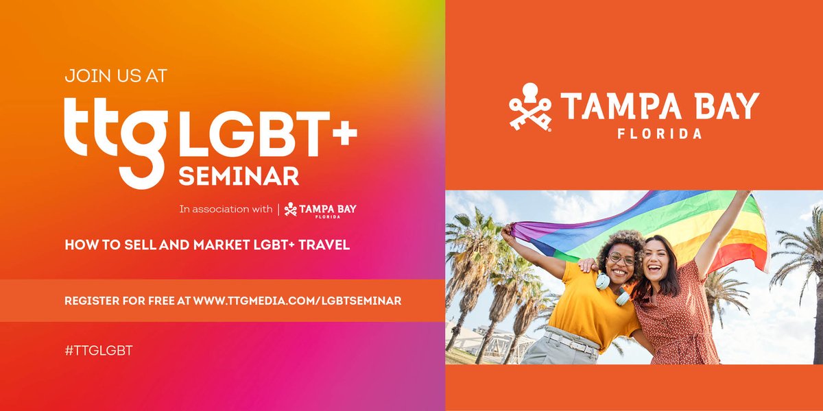 TTGMedia's tweet photo. π€π³οΈβπWant to tap into the lucrative #LGBTtravel market?
Estimated to be worth $218 billion annually, join @TTGTravelQueen this Thursday at 2pm to discover how to get your share, with the latest tips on selling to this market.
Register for free: https://t.co/i7tHJY8yE2
#TTGLGBT https://t.co/LtbUGxWn2e