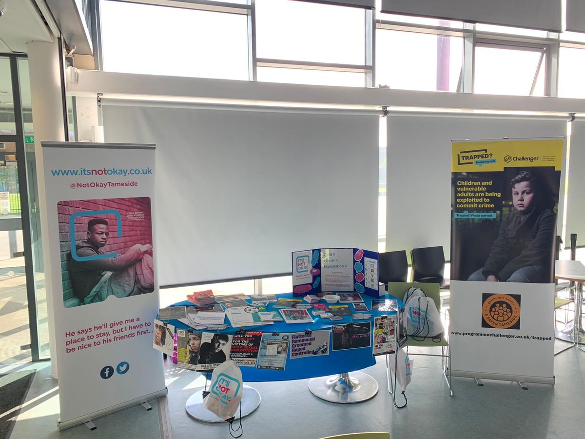NotOkayTameside's tweet photo. Our #ComplexSafeguarding nurse has provided a 'Lunch & Learn' training session for #nhs colleagues today around #cse matters to support #partnership working @tgsafeguarding @TamesideCouncil @PennineCareNHS #itsnotokay https://t.co/cz9ZDofX7N