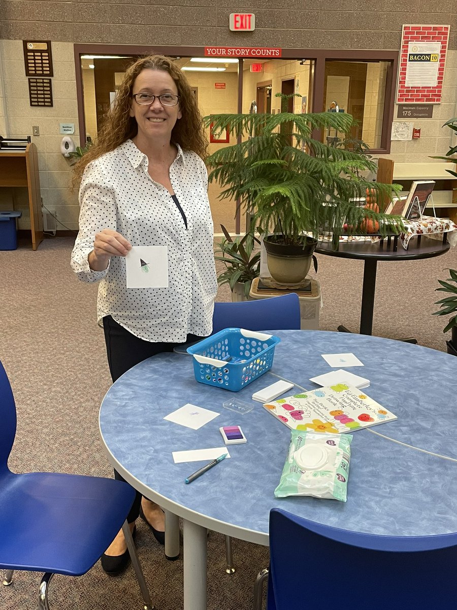 Stop by your LMC to have some fun with fingerprint art!